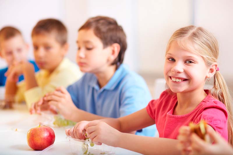 Alimentación vegetal en comedores